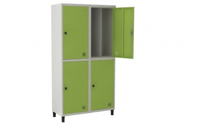 ROUPEIRO 4 PORTAS INSALUBRE NR24  190CM X 100CM X 42CM  